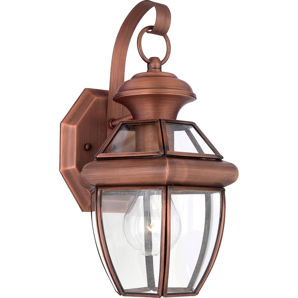 Newbury Small Wall Lantern - Aged Copper