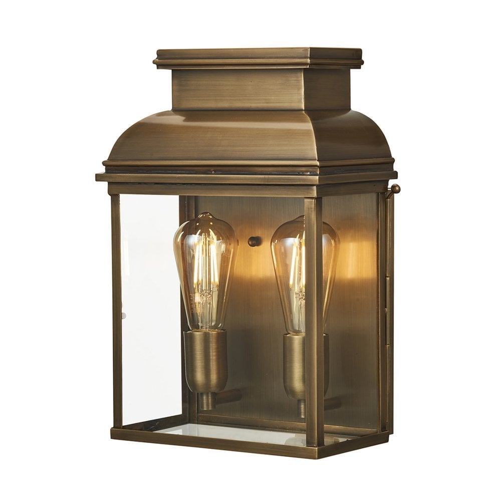 Old Bailey Large Wall Lantern - Aged Brass