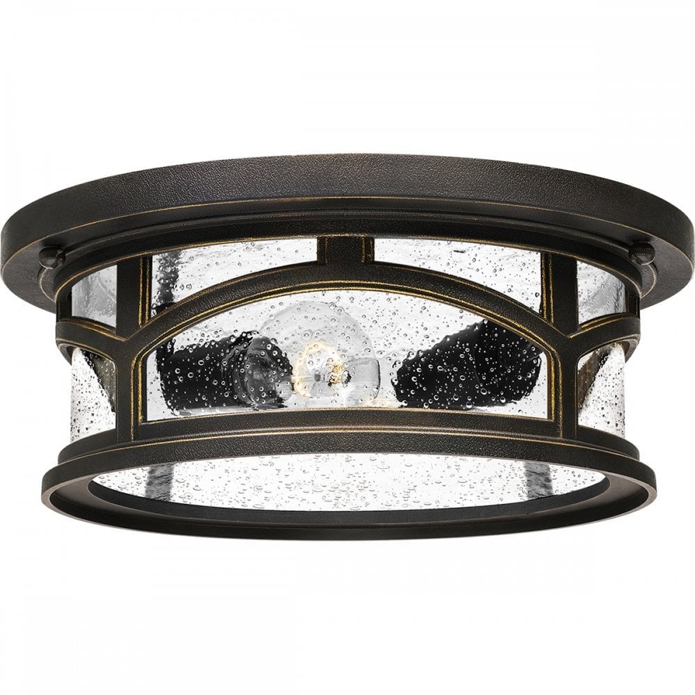 Marblehead 2 Light Flush Mount Palladian Bronze