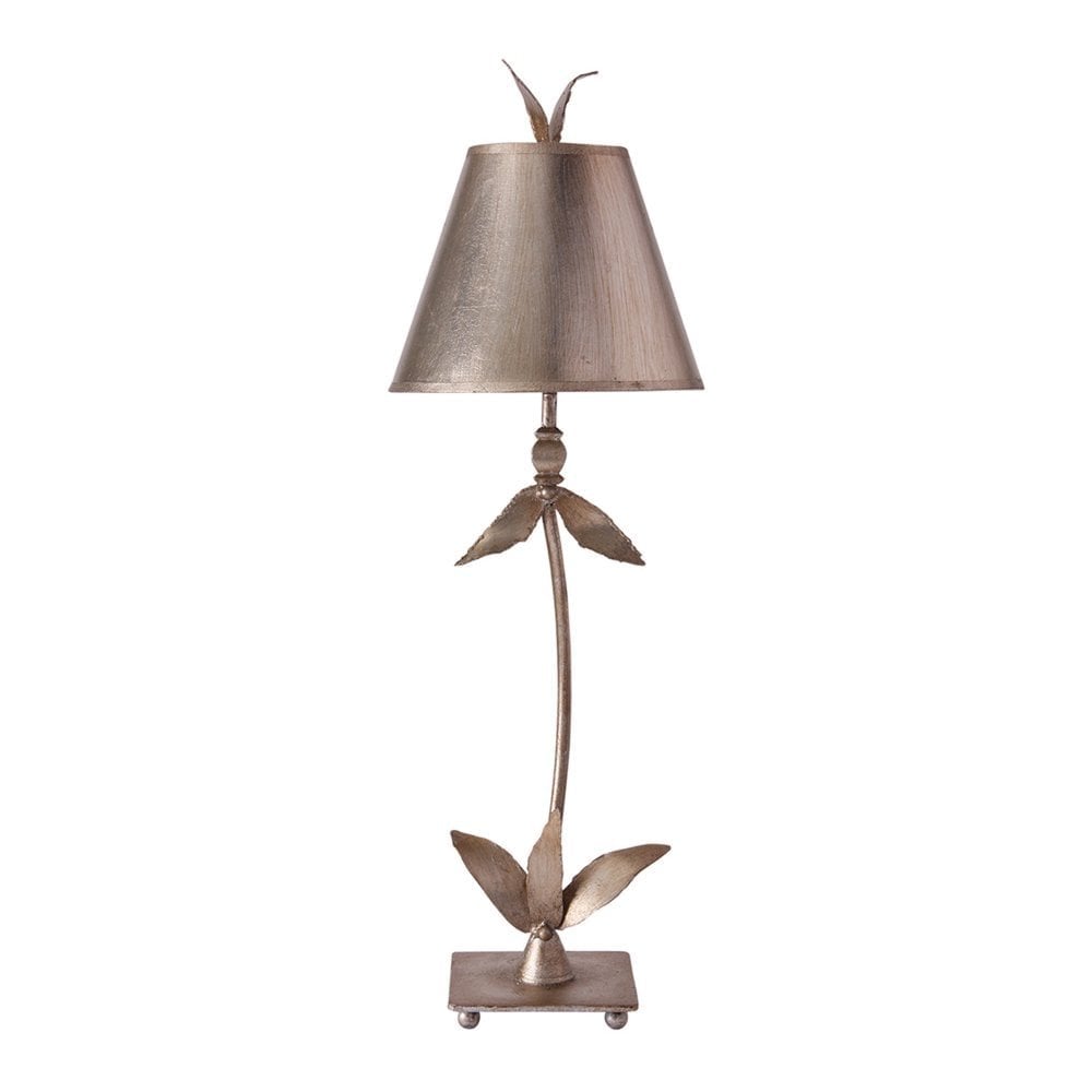 Red Bell Table Lamp - Silver - Shade included