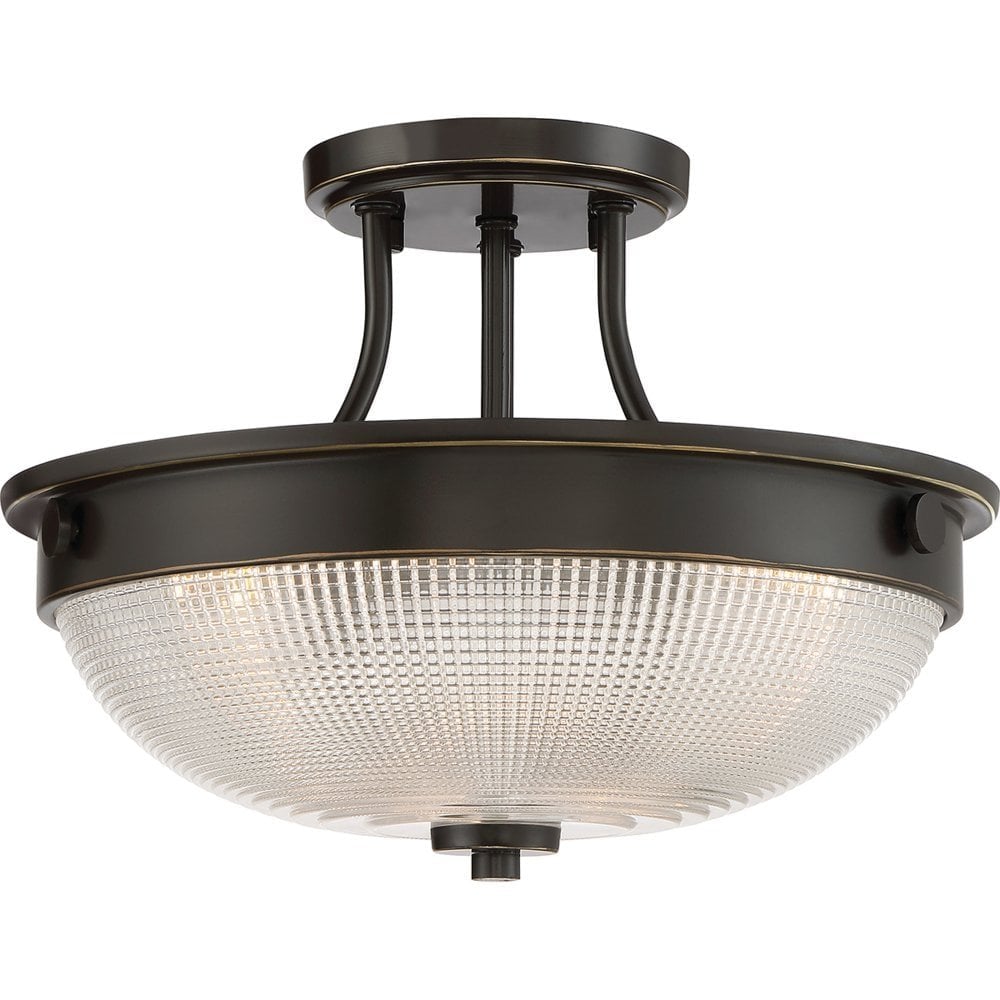 Mantle 2 Light Semi-Flush - Palladian Bronze