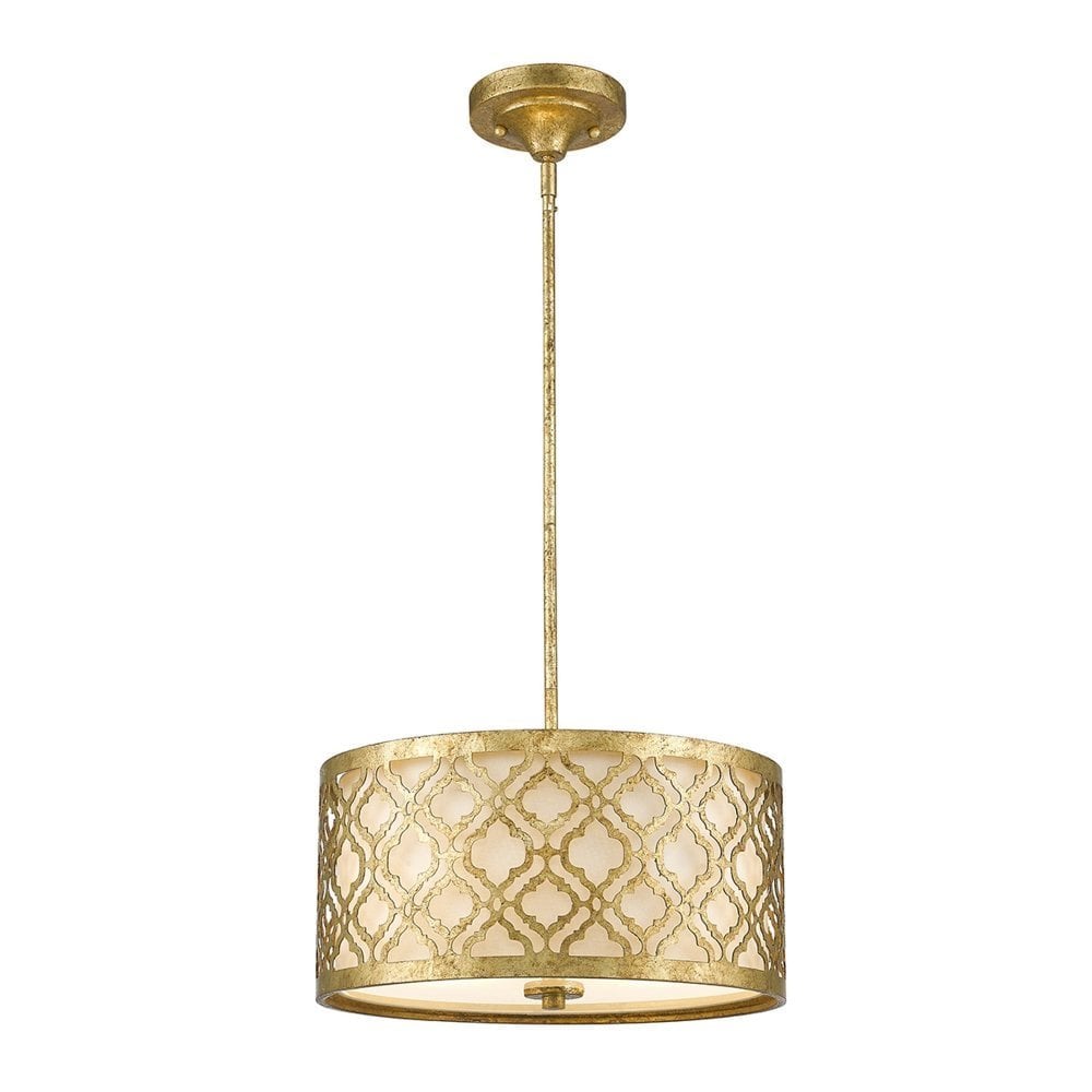 Gilded Nola Arabella Gold 2 Light Duo-Mount Medium Pendant Light