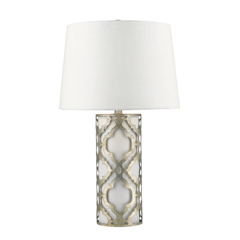 Gilded Nola Arabella Table Lamp - Distressed Gold - Small