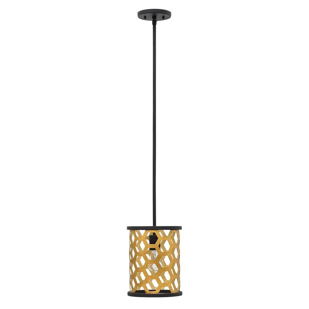 Felix Single Light Mini Pendant - Sunset Gold/Texture