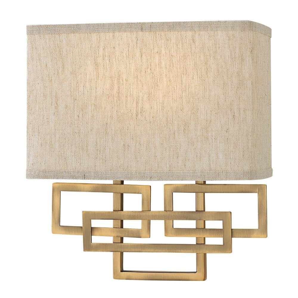 Lanza 2 Light Wall Fitting - Brushed Bronze