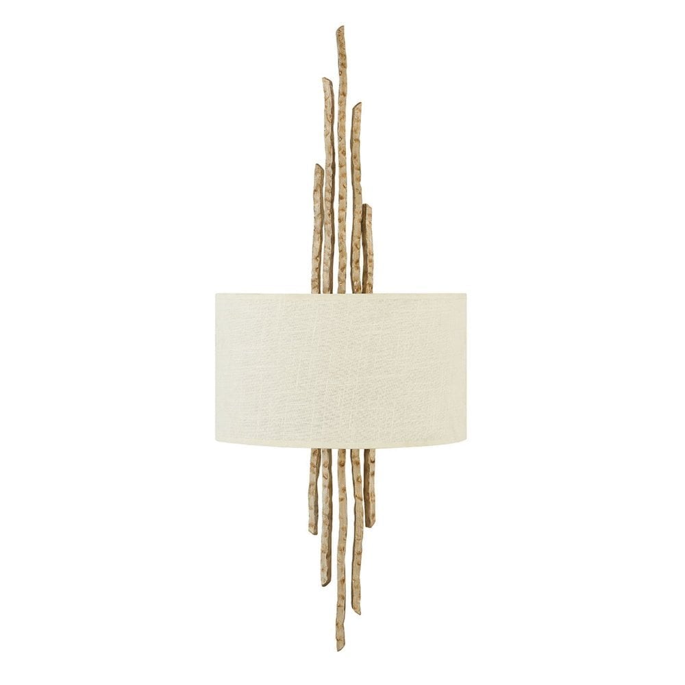 Spyre 2 Light Wall Fitting - Champagne Gold