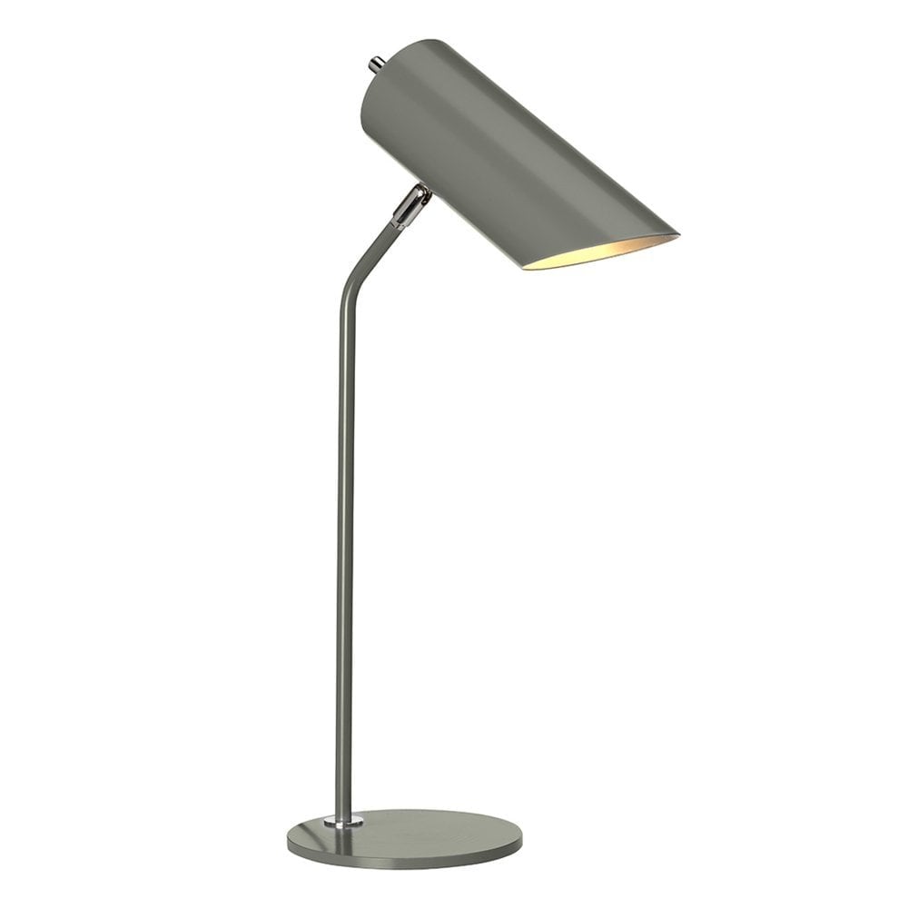 Quinto Table Lamp - Dark Grey/Polished Nickel