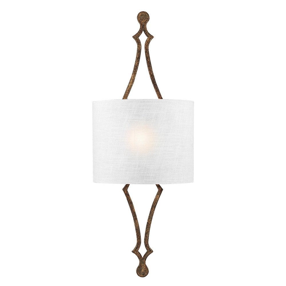 Tilling Single Light Wall Fitting - Distressed Goldleaf