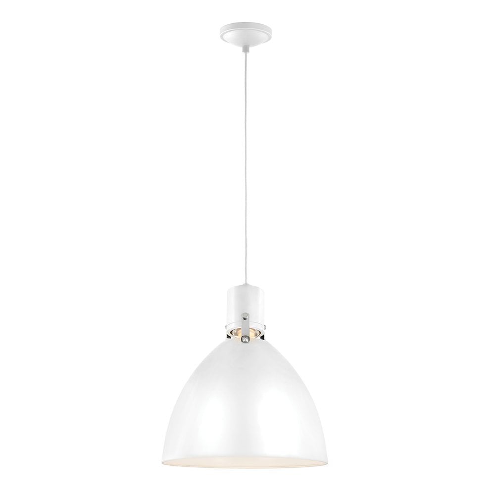 Brynne Medium LED Pendant - Flat White