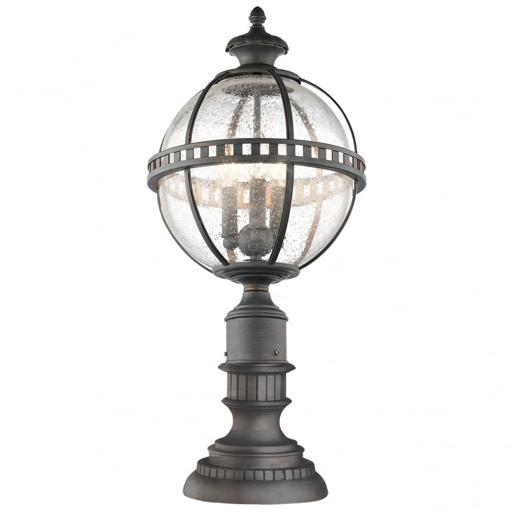 Halleron 3 Light Pedestal Lantern Londonerry