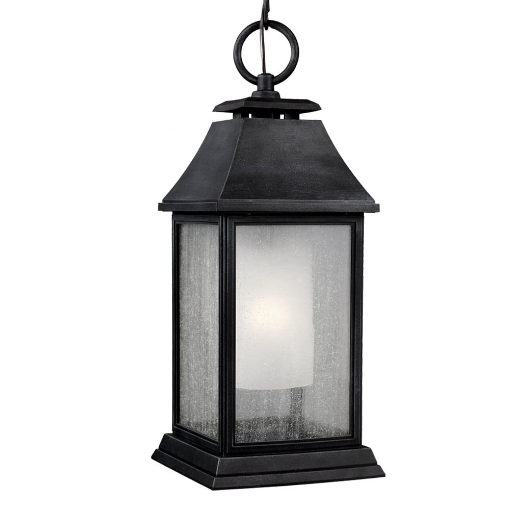 Shepherd Large Chain Lantern Dark Weathered Zinc