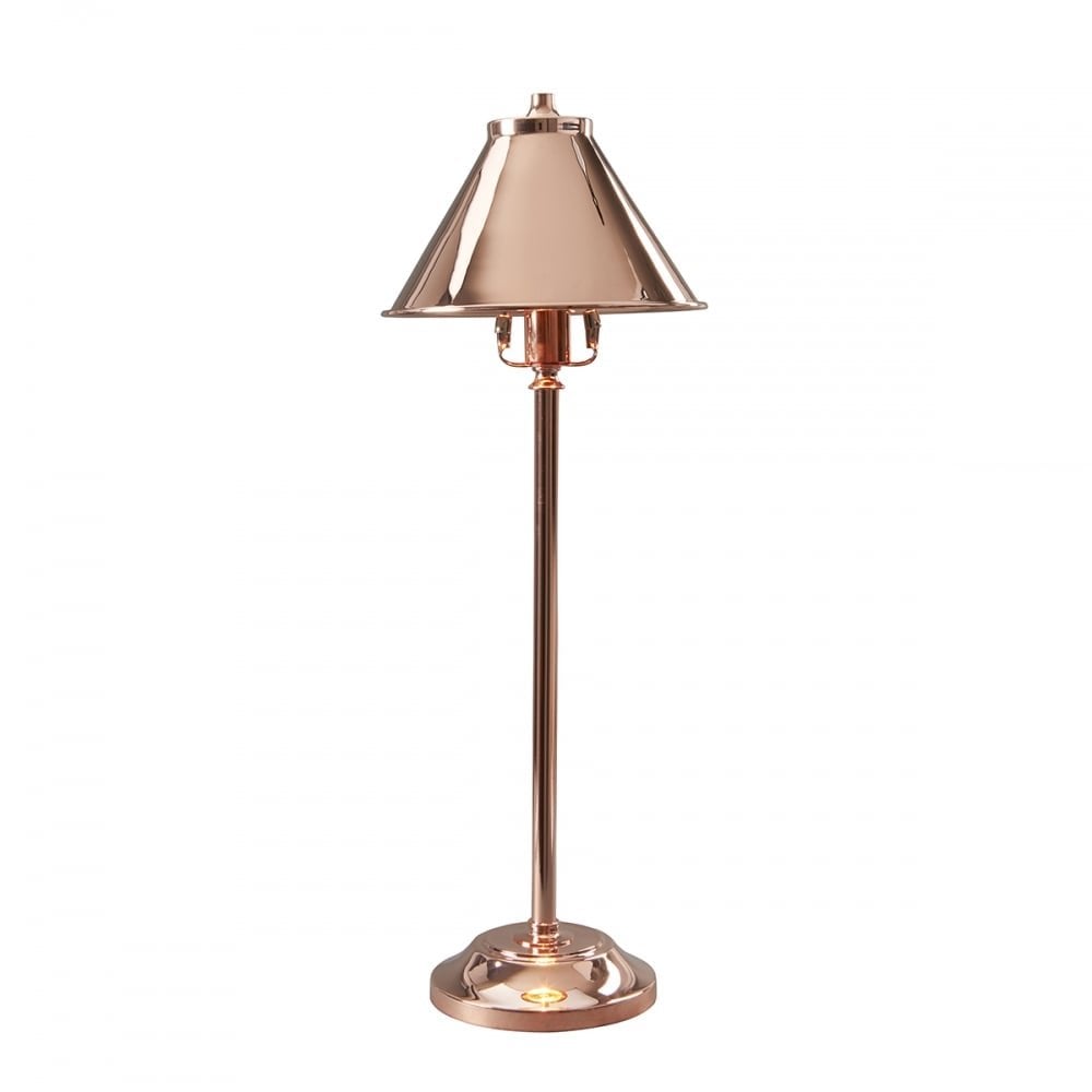 Provence Stick Lamp Polished Copper