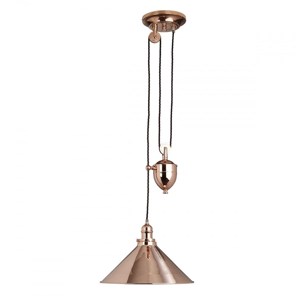 Provence Rise and Fall Pendant Polished Copper