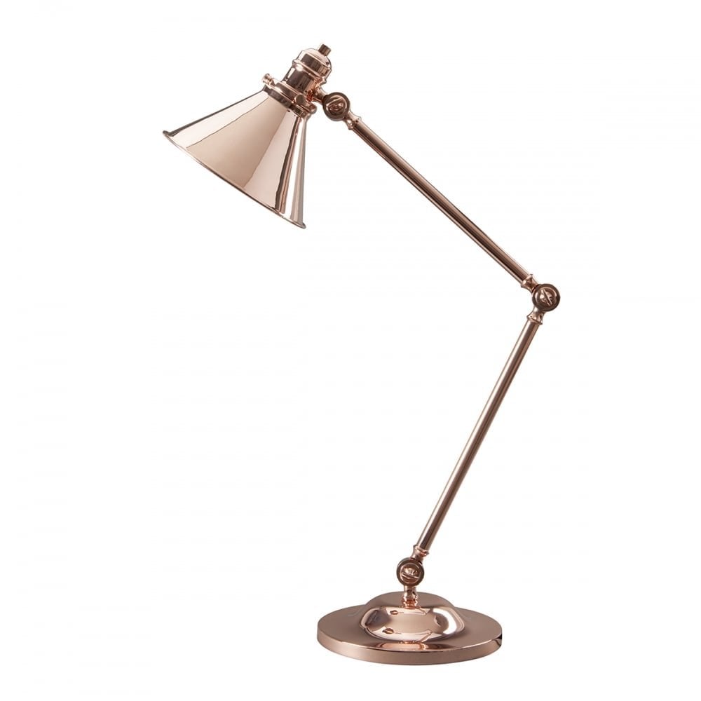 Provence Table Lamp Polished Copper