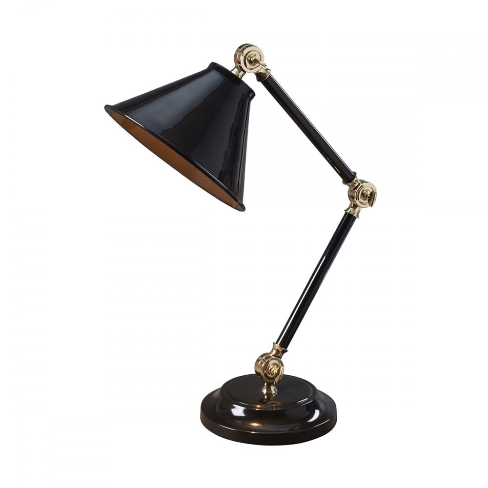 Provence Element Mini Table Lamp Black/Polished Brass