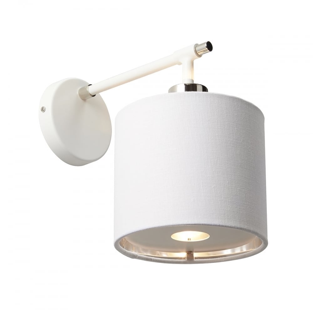 Balance Wall Light White/Polished Nickel