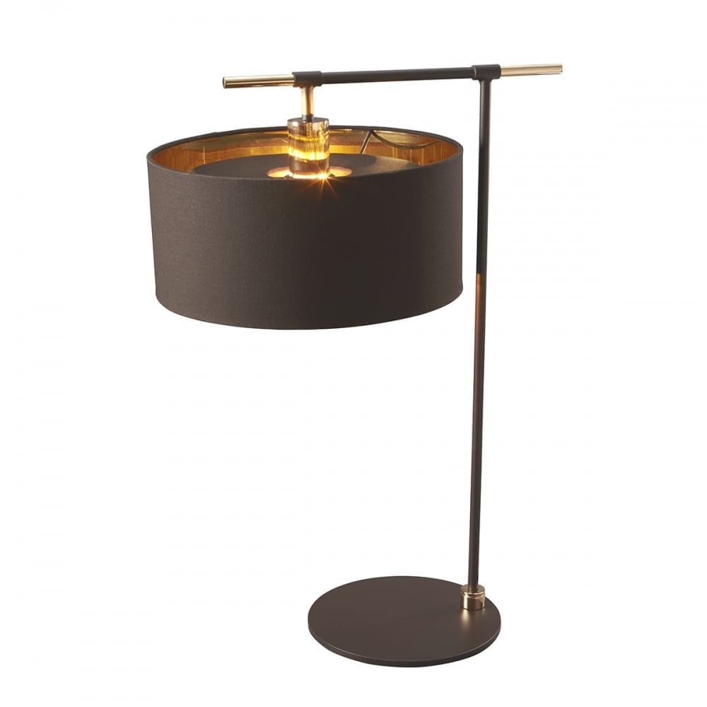 Balance Table Lamp Brown/Polished Brass