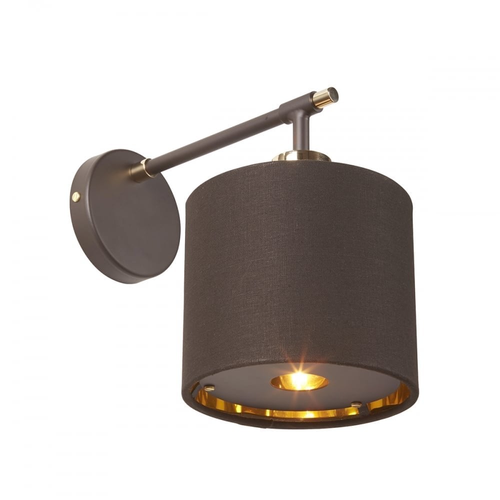 Balance Wall Light Brown/Polished Brass