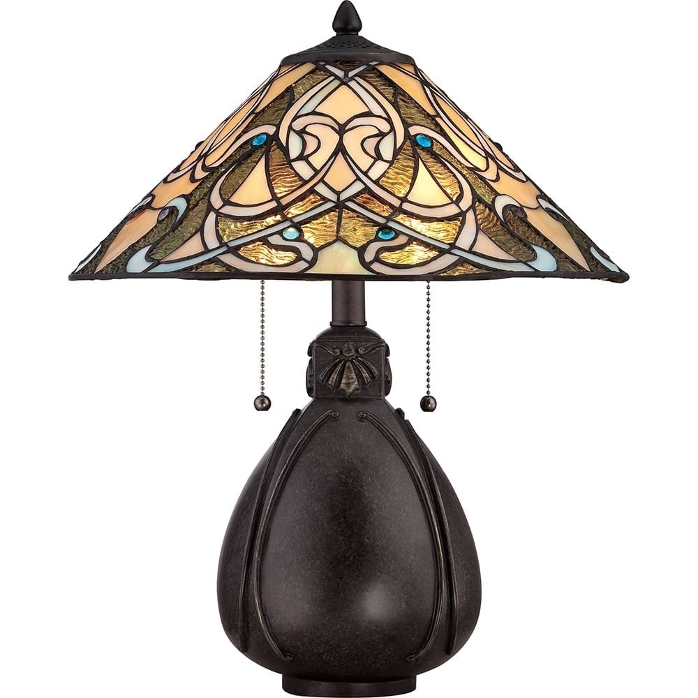 India Table Lamp Imperial Bronze