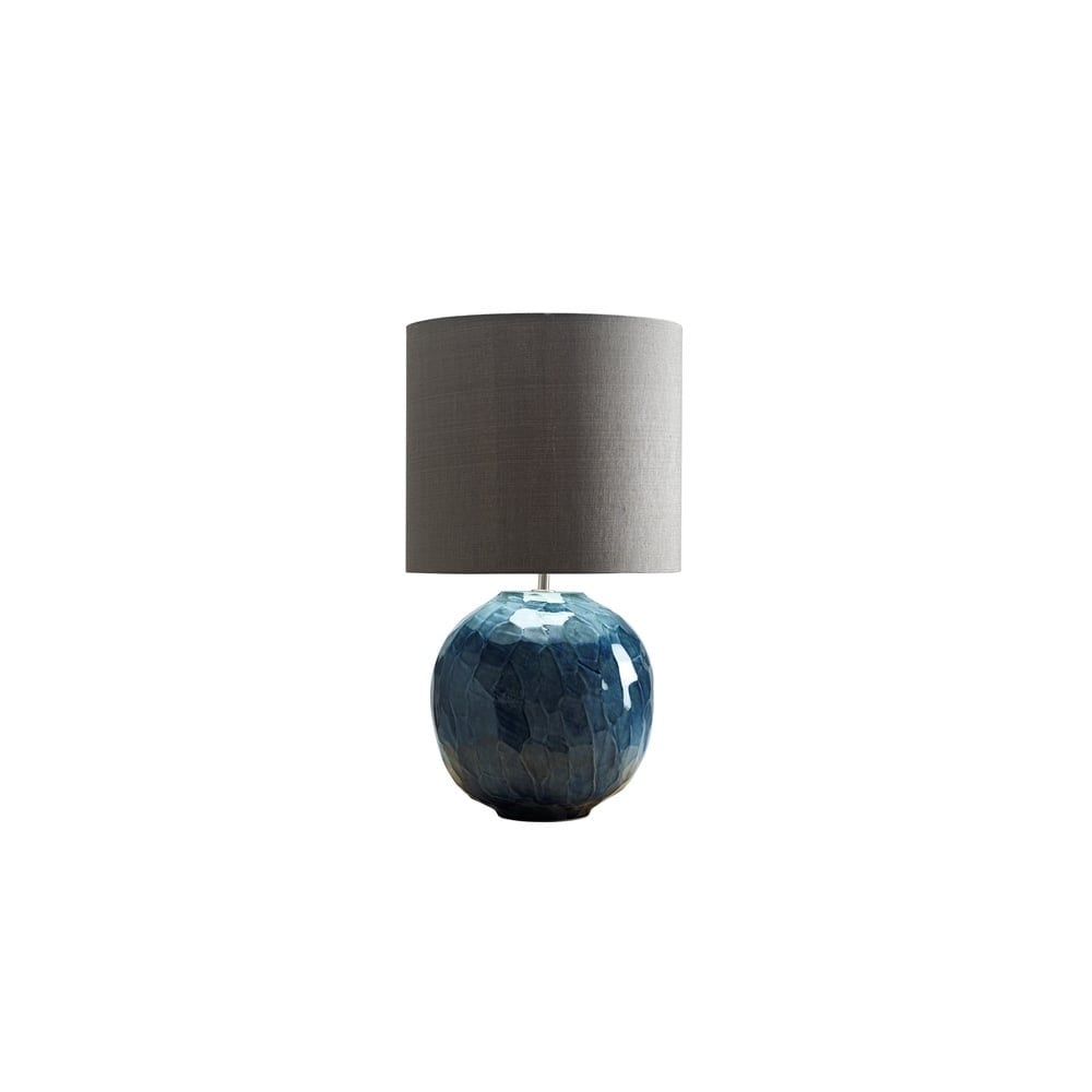 Blue Globe Lamp - Shade included