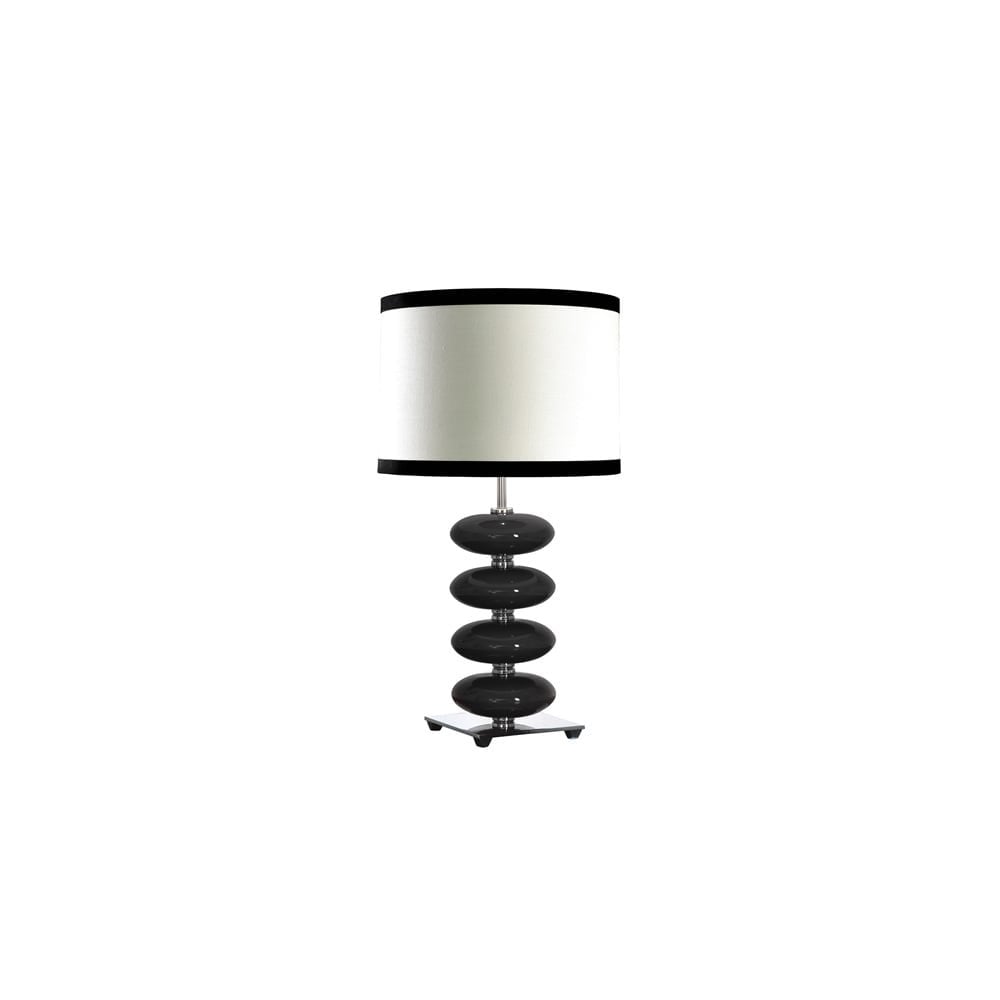 Onyx Black Table Lamp - Shade included