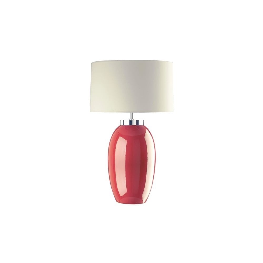 Victor Large Red Table Lamp - Shade included