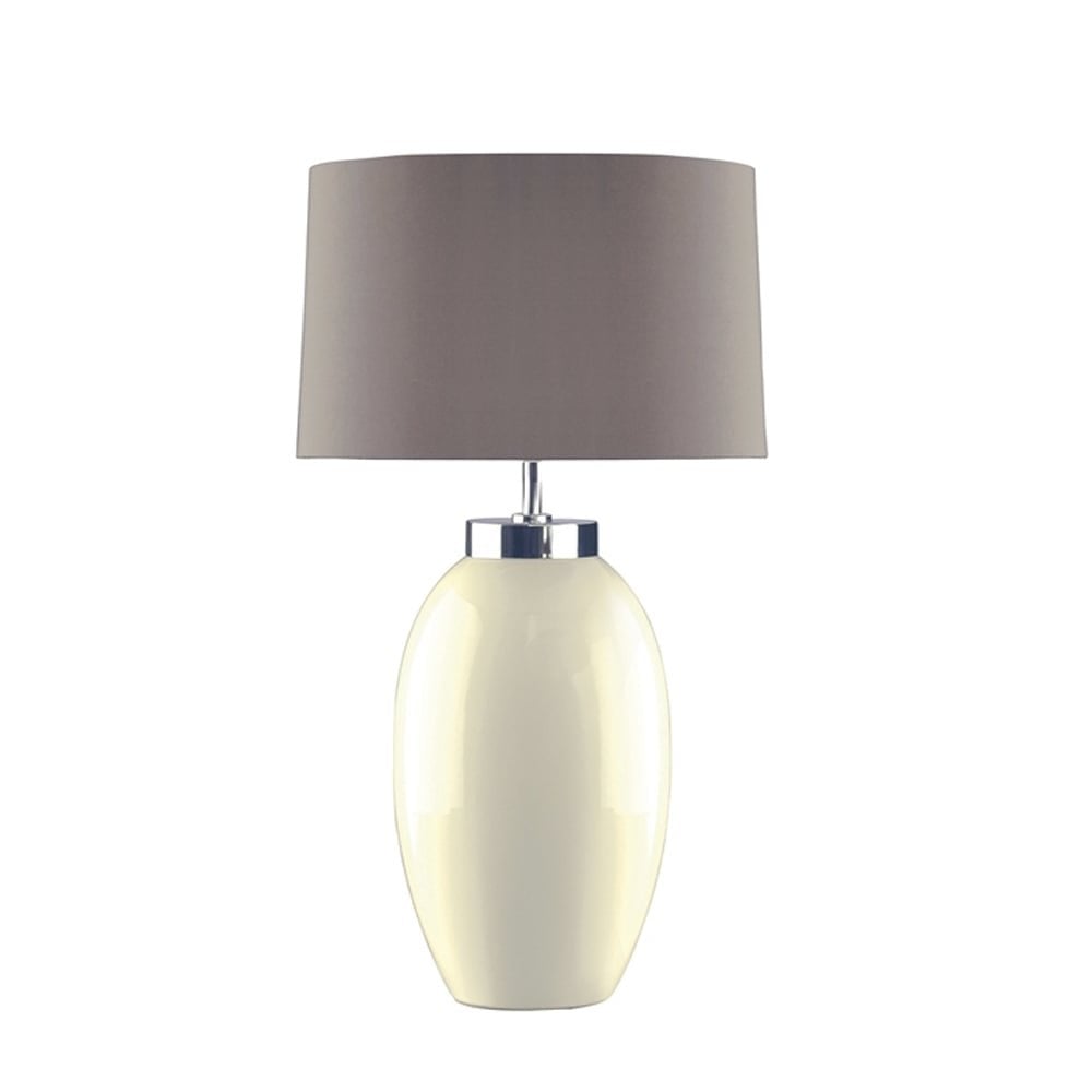 Victor Small Cream Table Lamp - Shade included