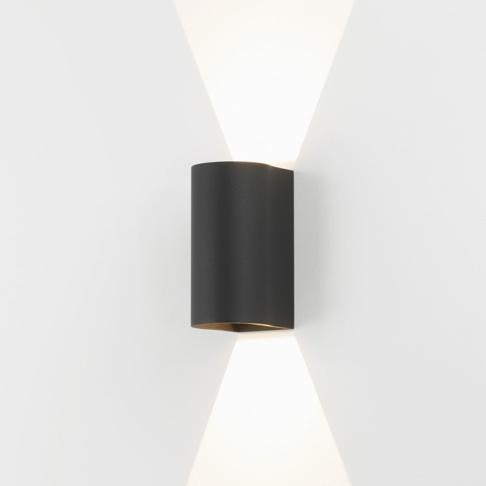 Dunbar LED Outdoor Wall Light Black