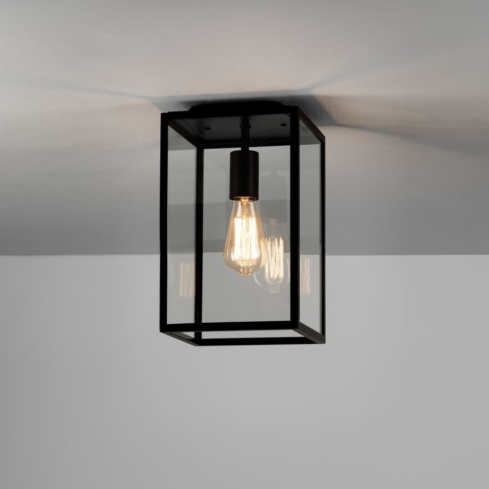 Homefield Outdoor Ceiling Light Black