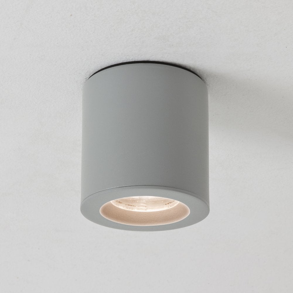 Kos Bathroom Downlight Textured Grey