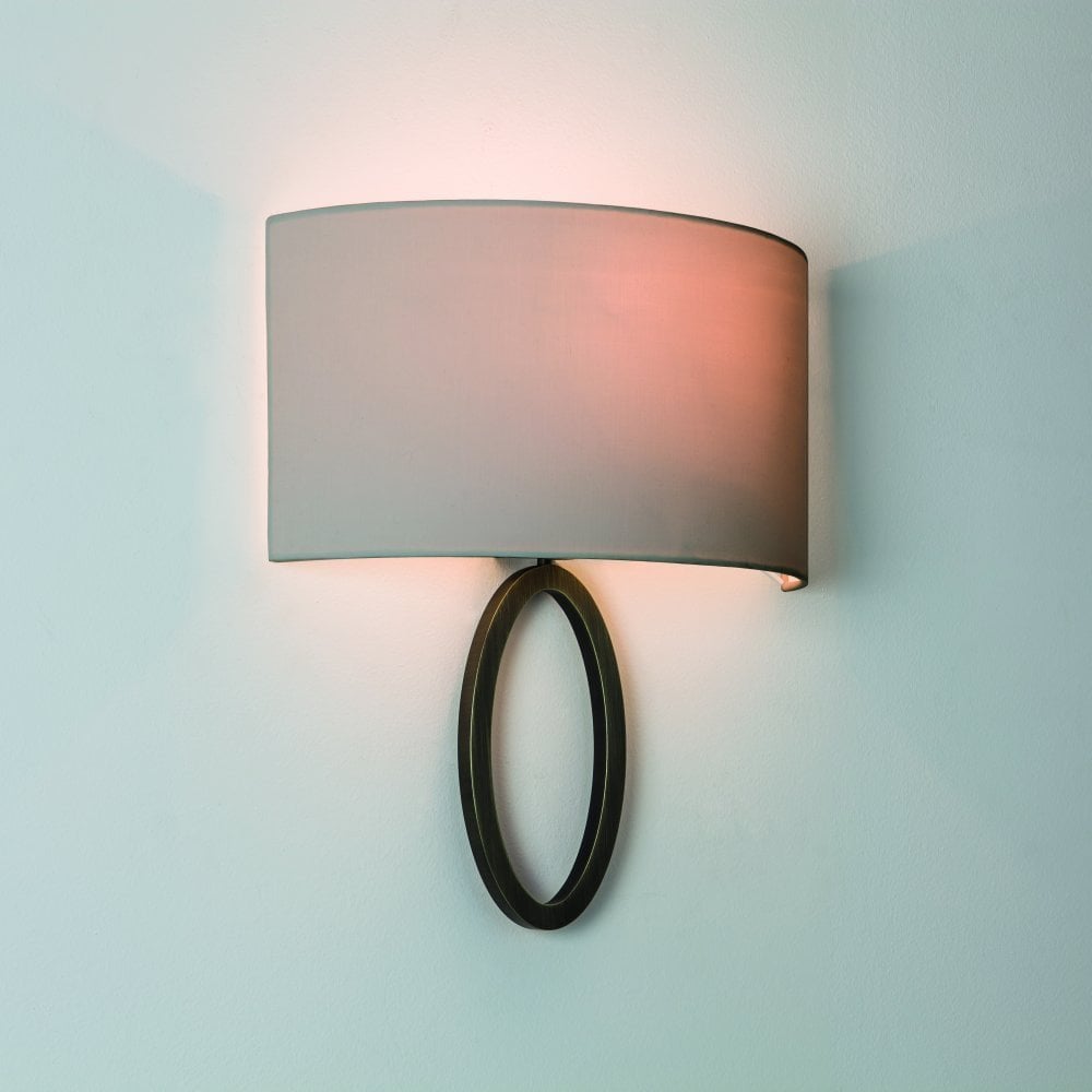 Lima Loopy Wall Light in Bronze