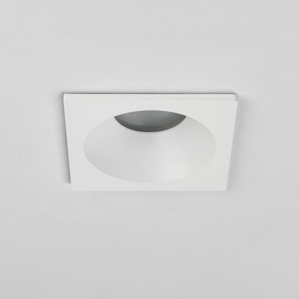 Minima Square Fixed Bathroom Downlight White