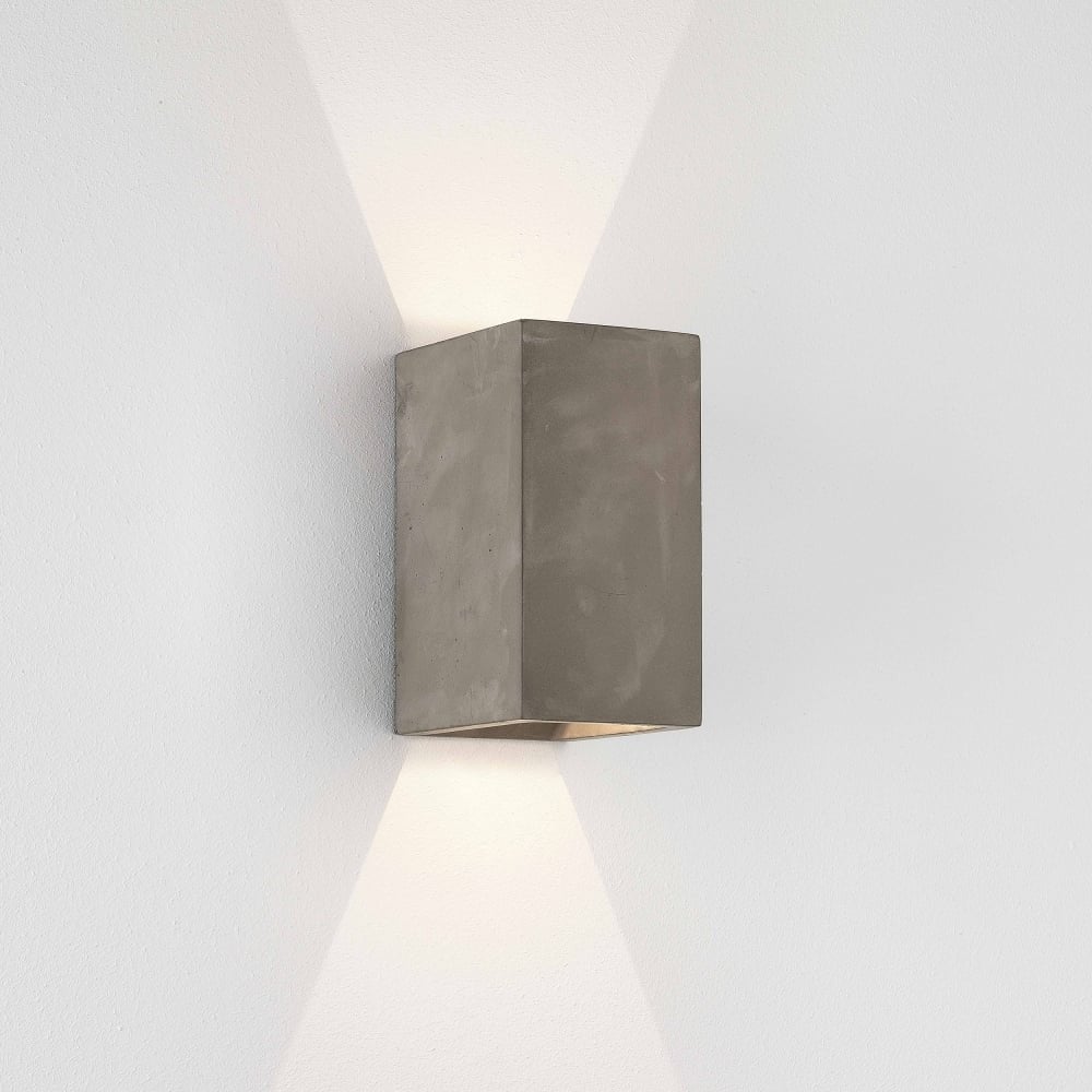 Oslo 160 LED Outdoor Wall Light Concrete