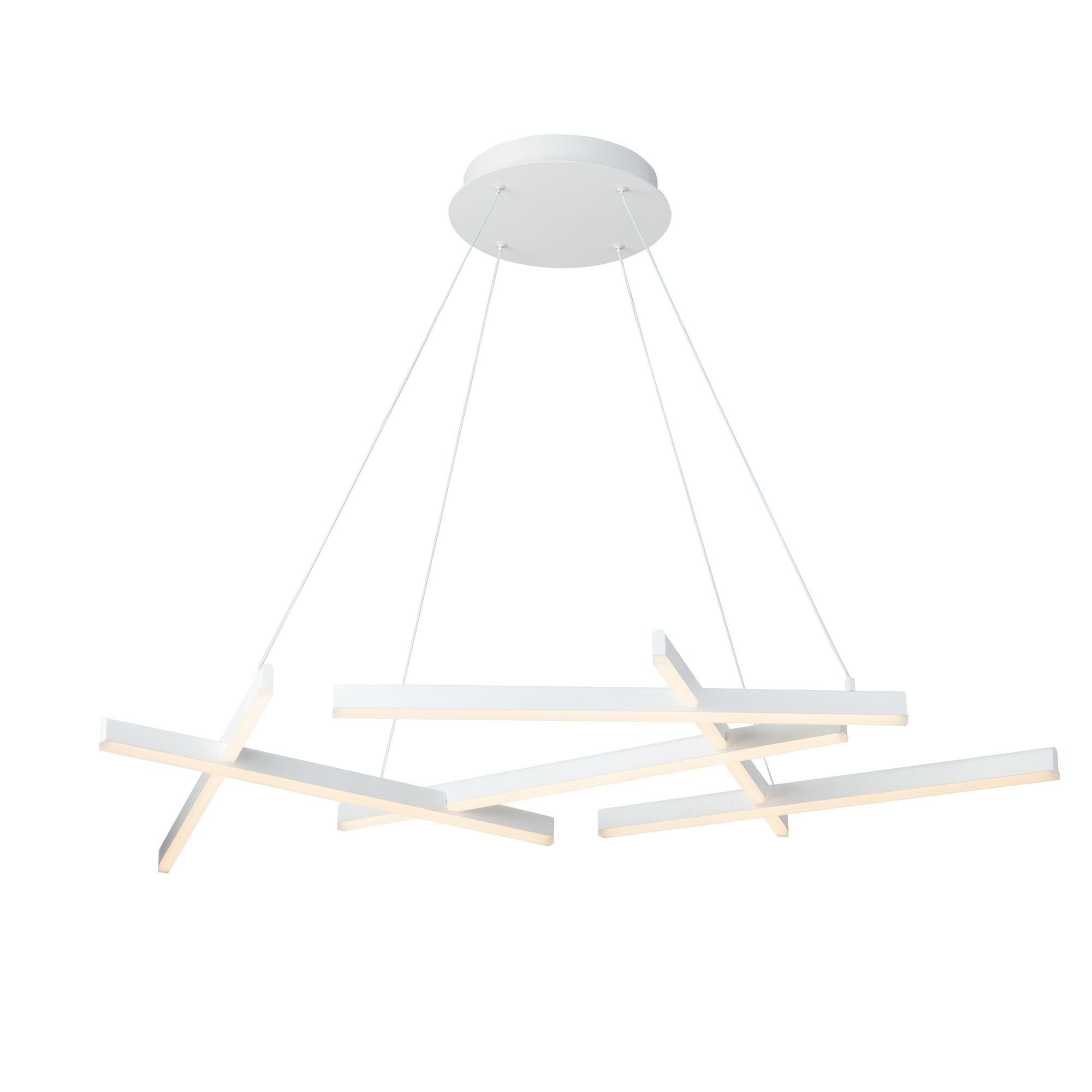 Line White Unique Contemporary Design Ceiling Pendant Light 75W