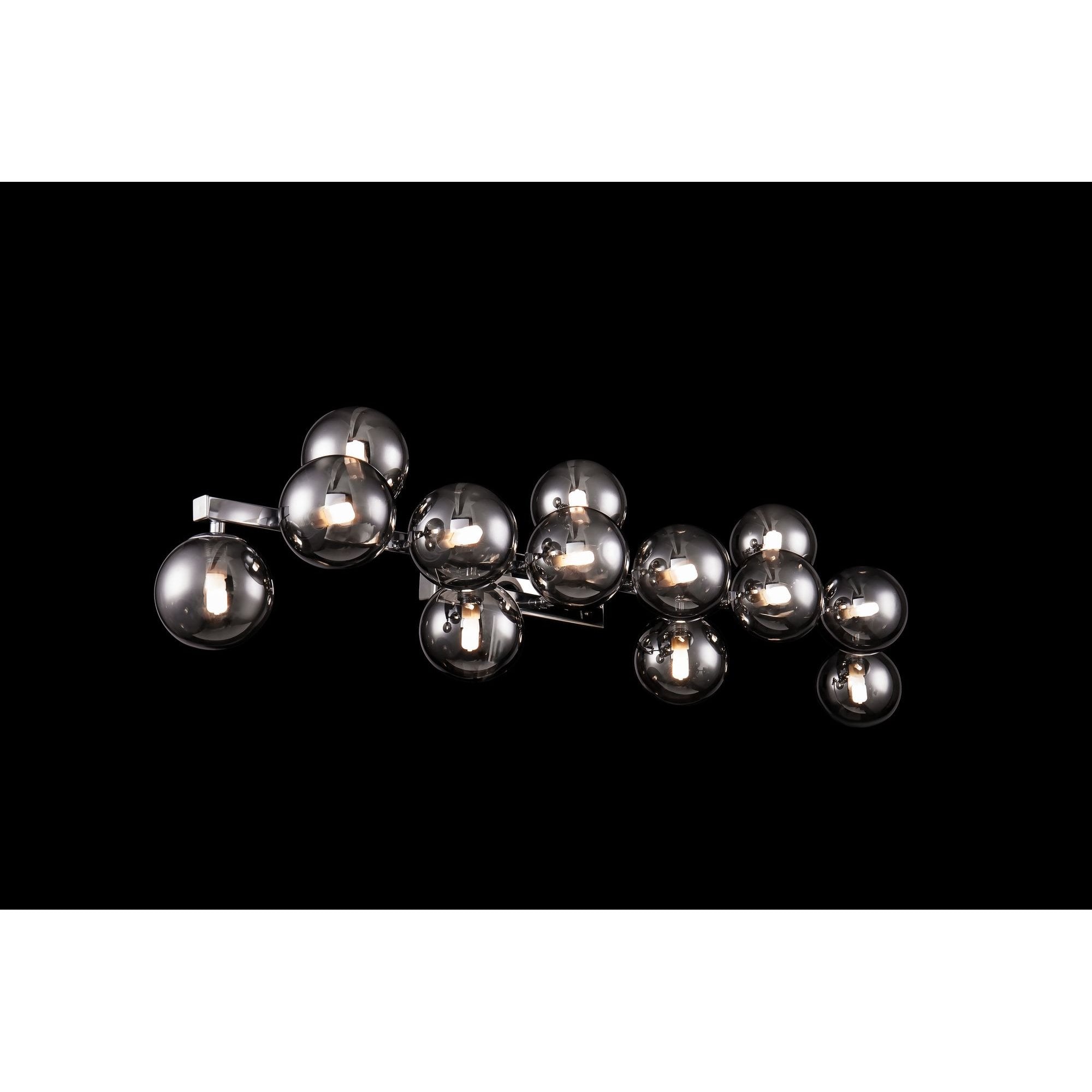 Dallas Chrome Wall Lamp 13 x 28W