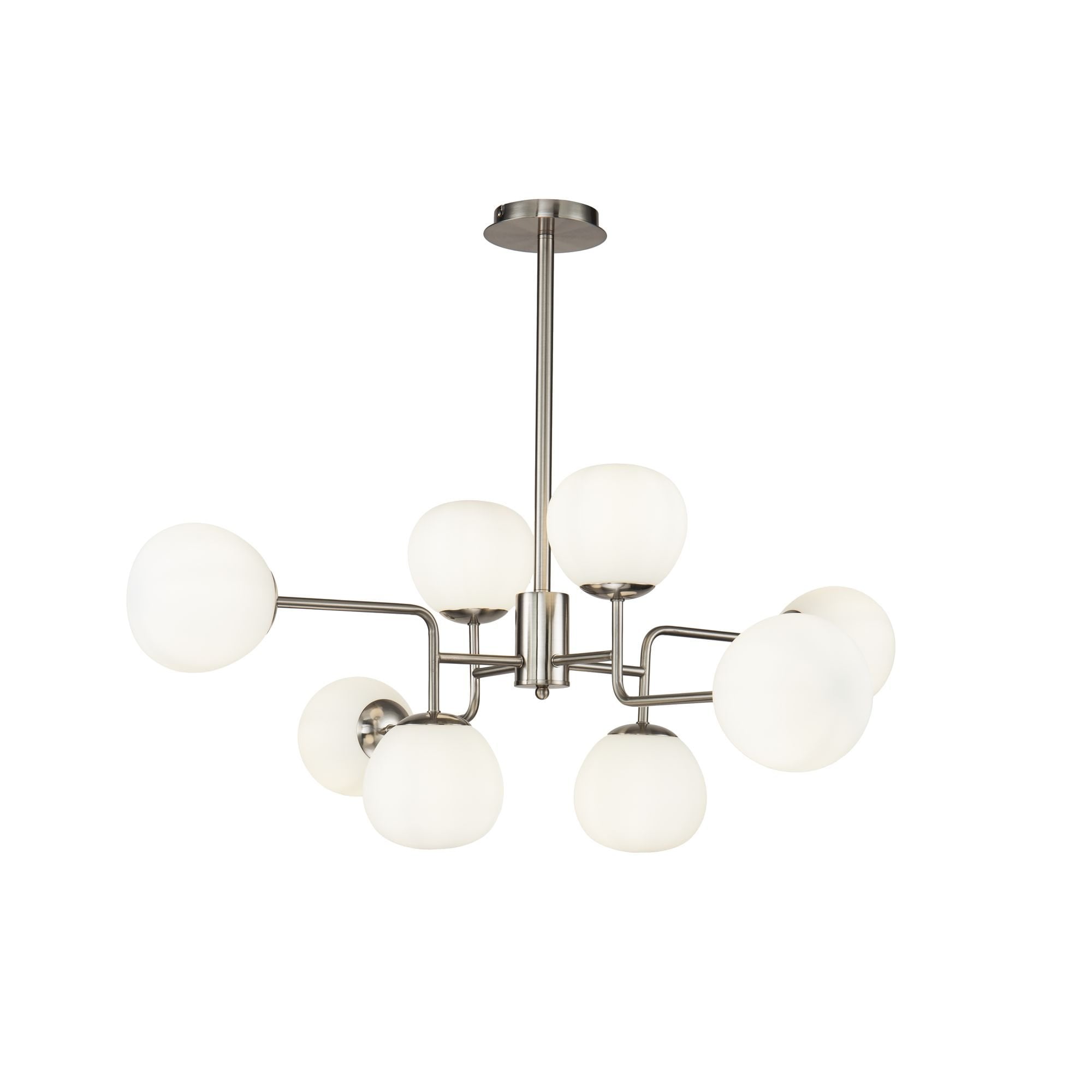 Erich Nickel Pendant Lamp 8 x 40W