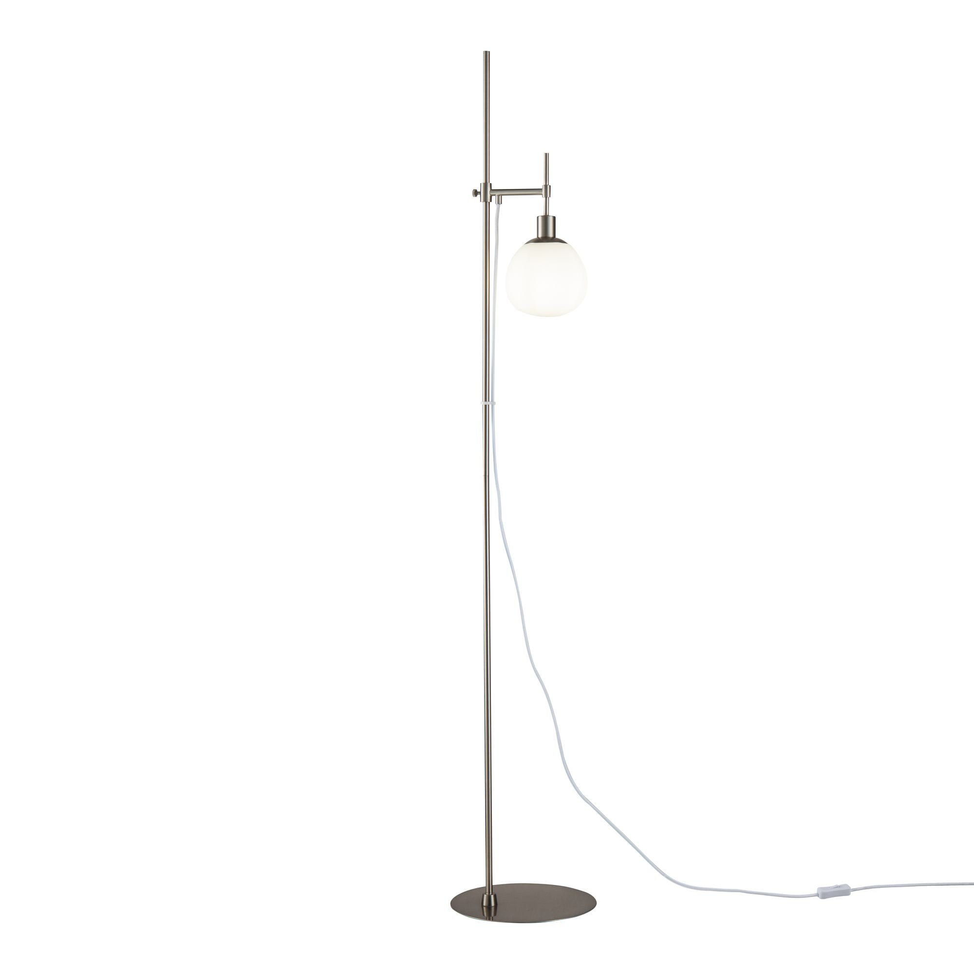 Erich Nickel Floor Lamp 1 x 40W