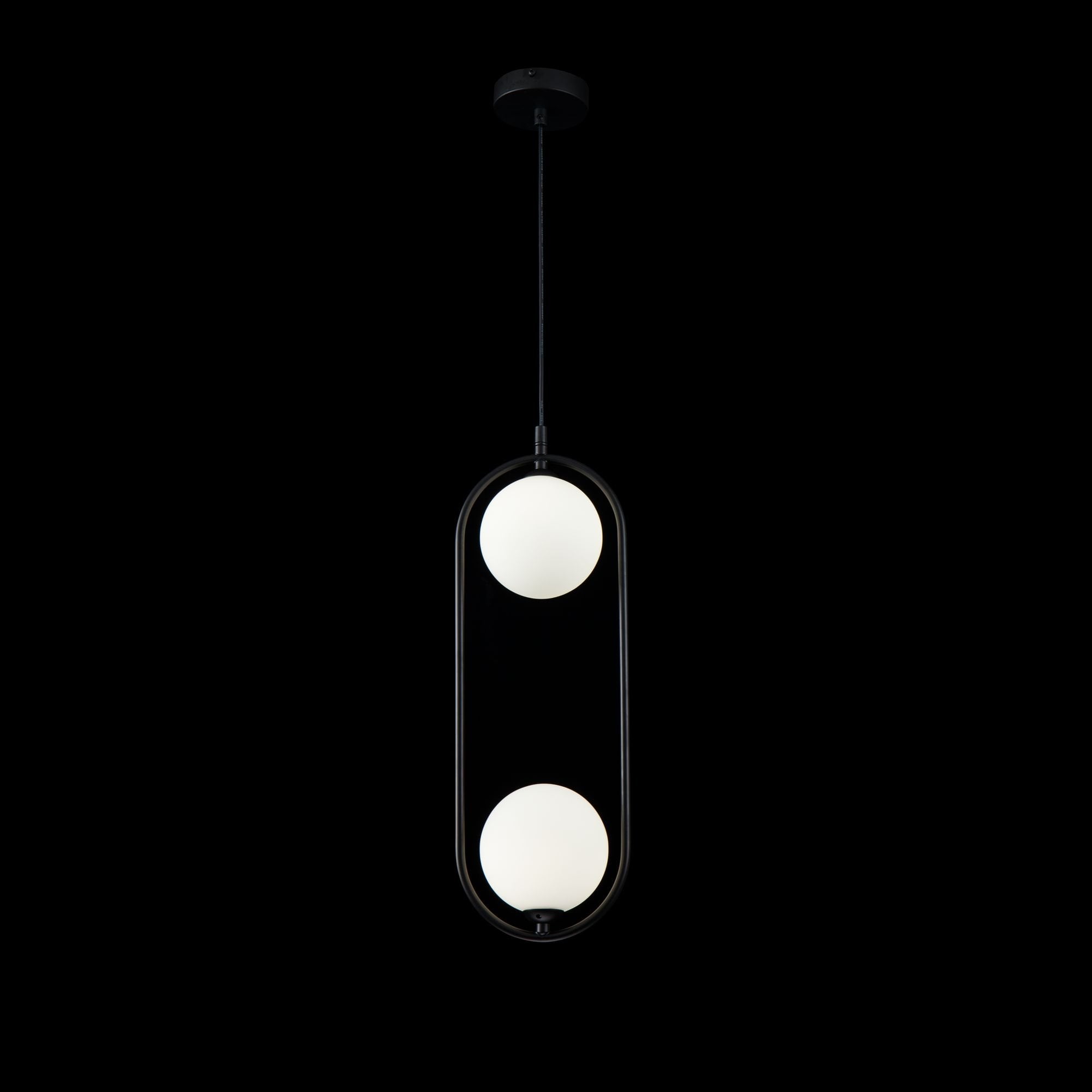 Ring Black Pendant Lamp 2 x 25W