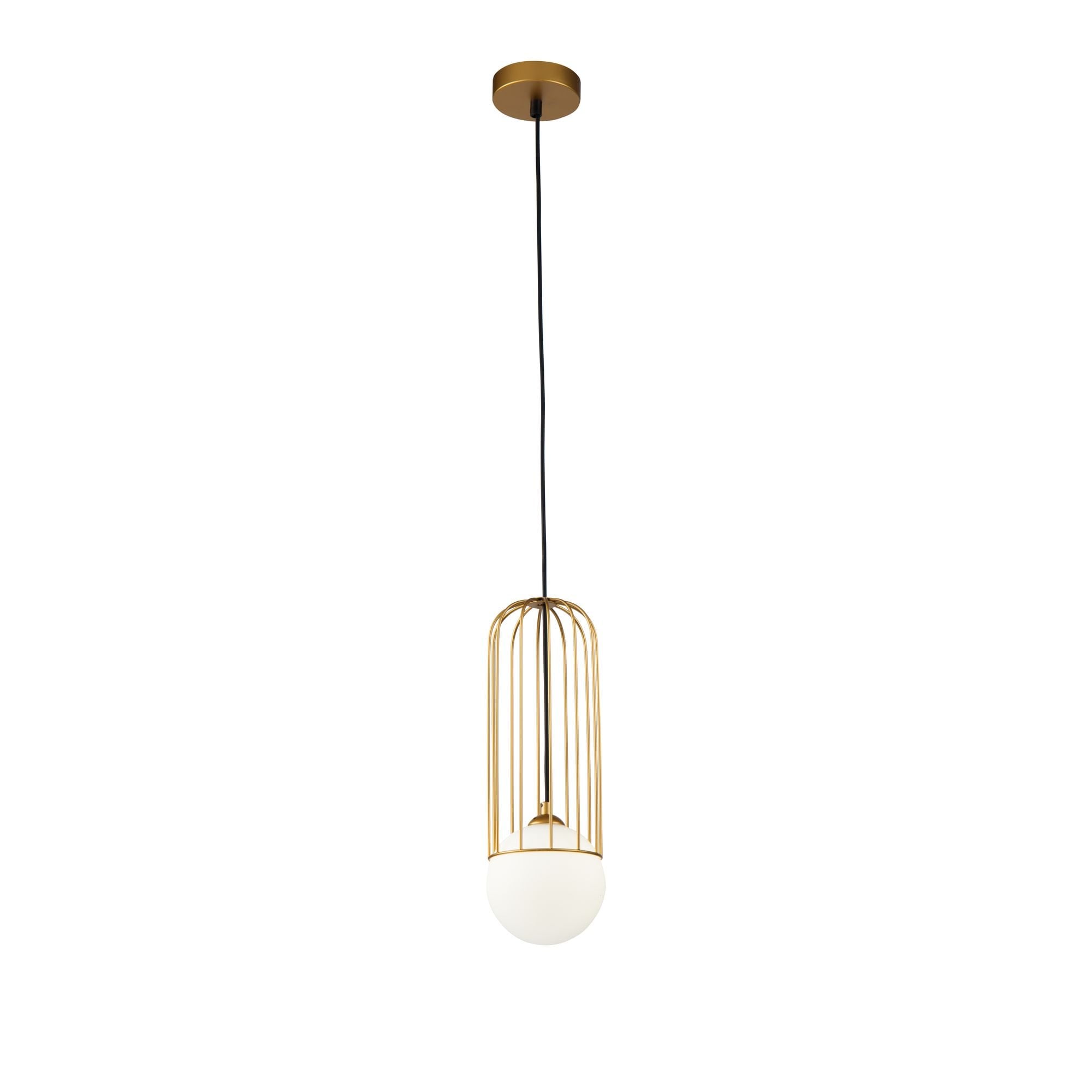 Telford Gold Pendant Lamp 1 x 25W