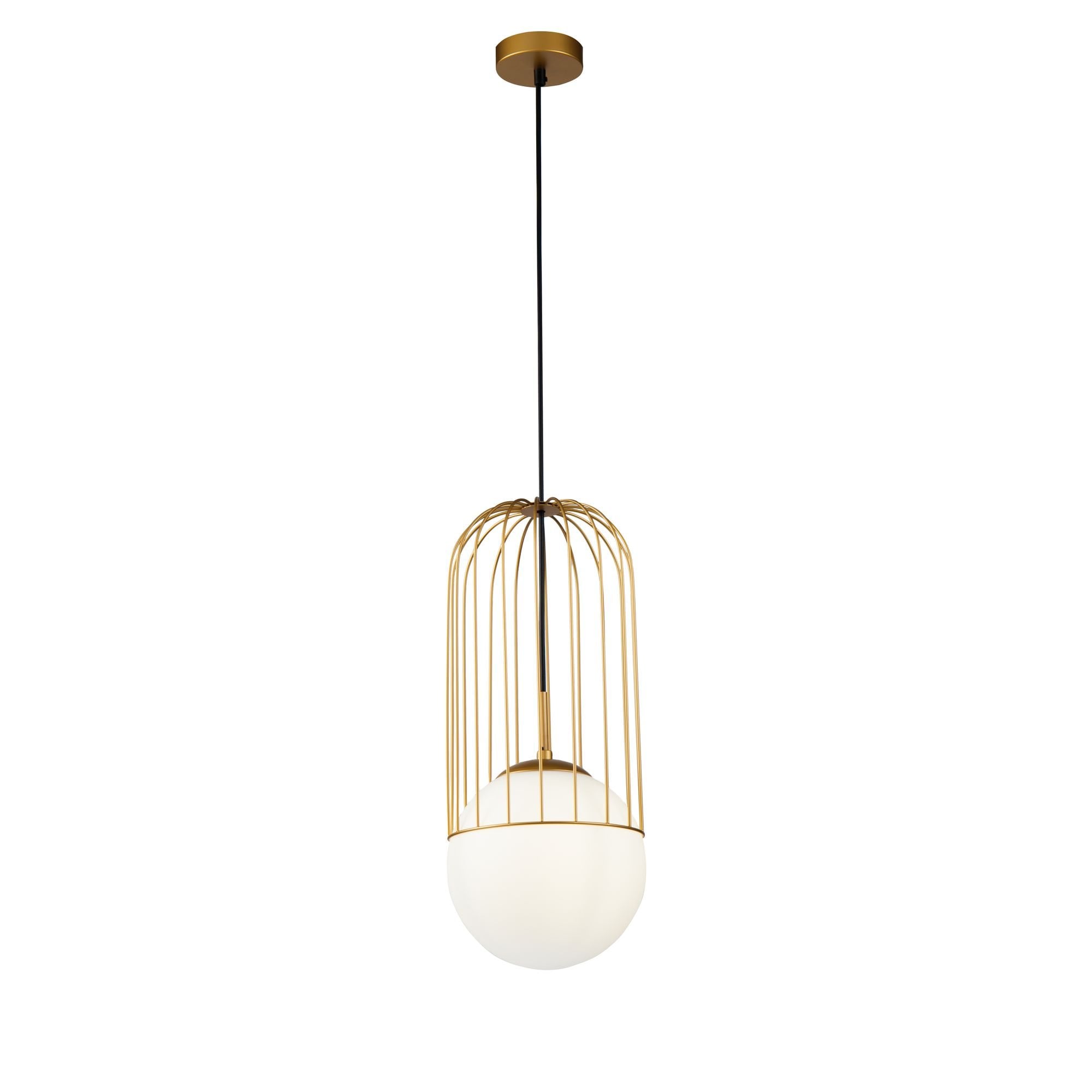 Telford Gold Pendant Lamp 1 x 40W