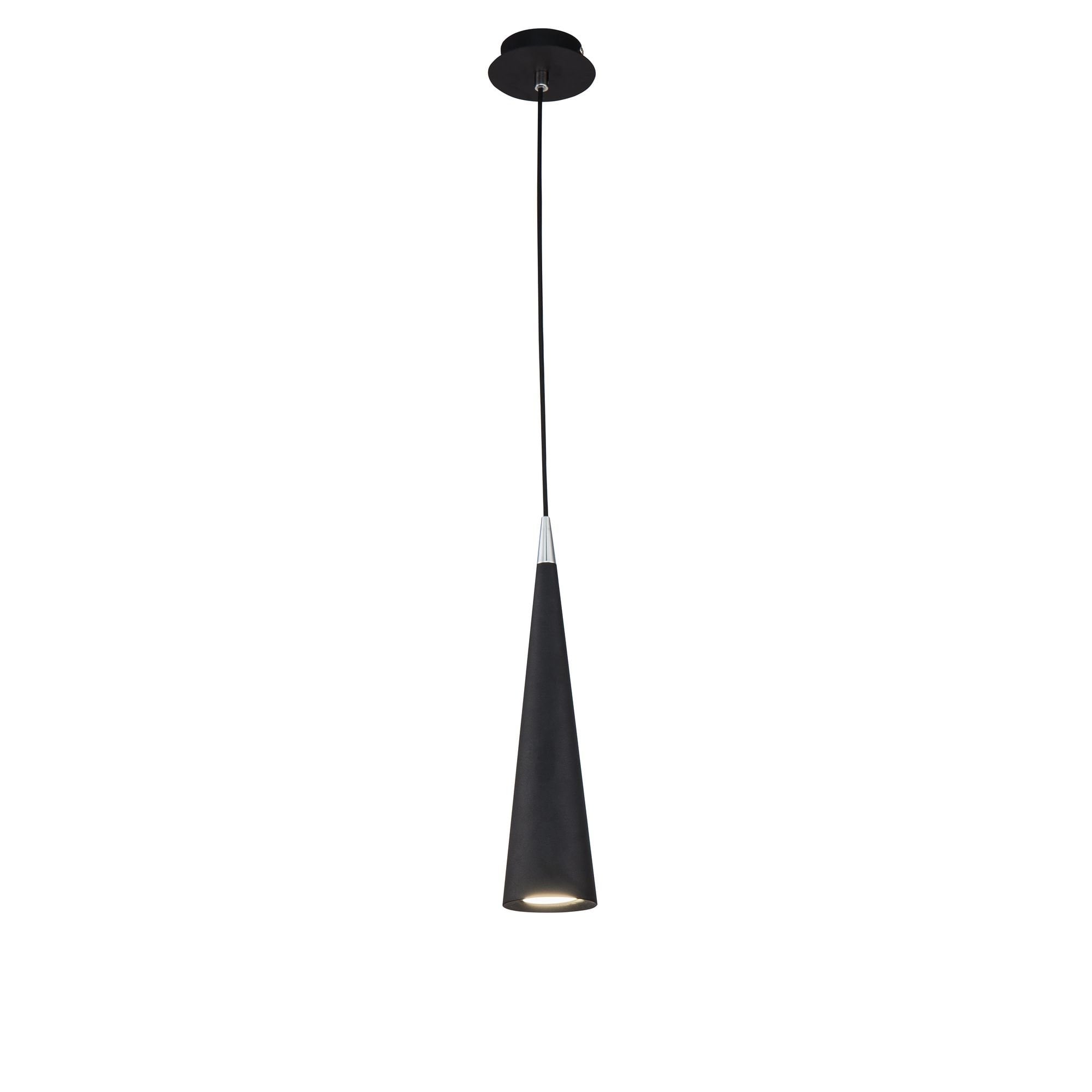 Nevill Black Pendant Lamp 1 x 50W