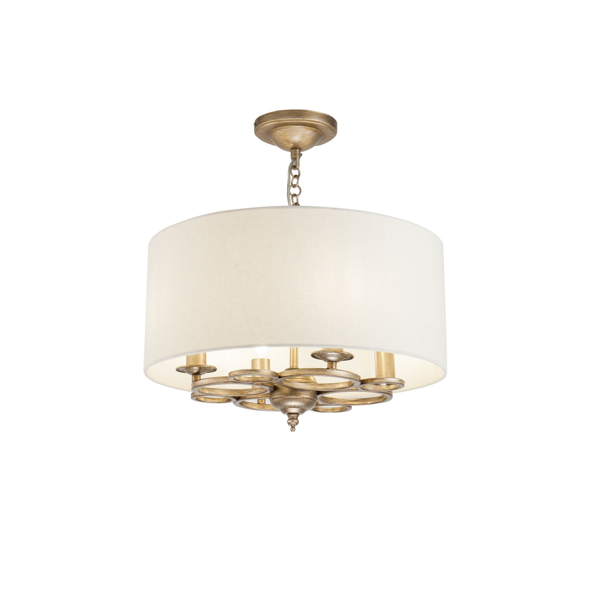 Anna Gold Antique Pendant Lamp 4 x 40W