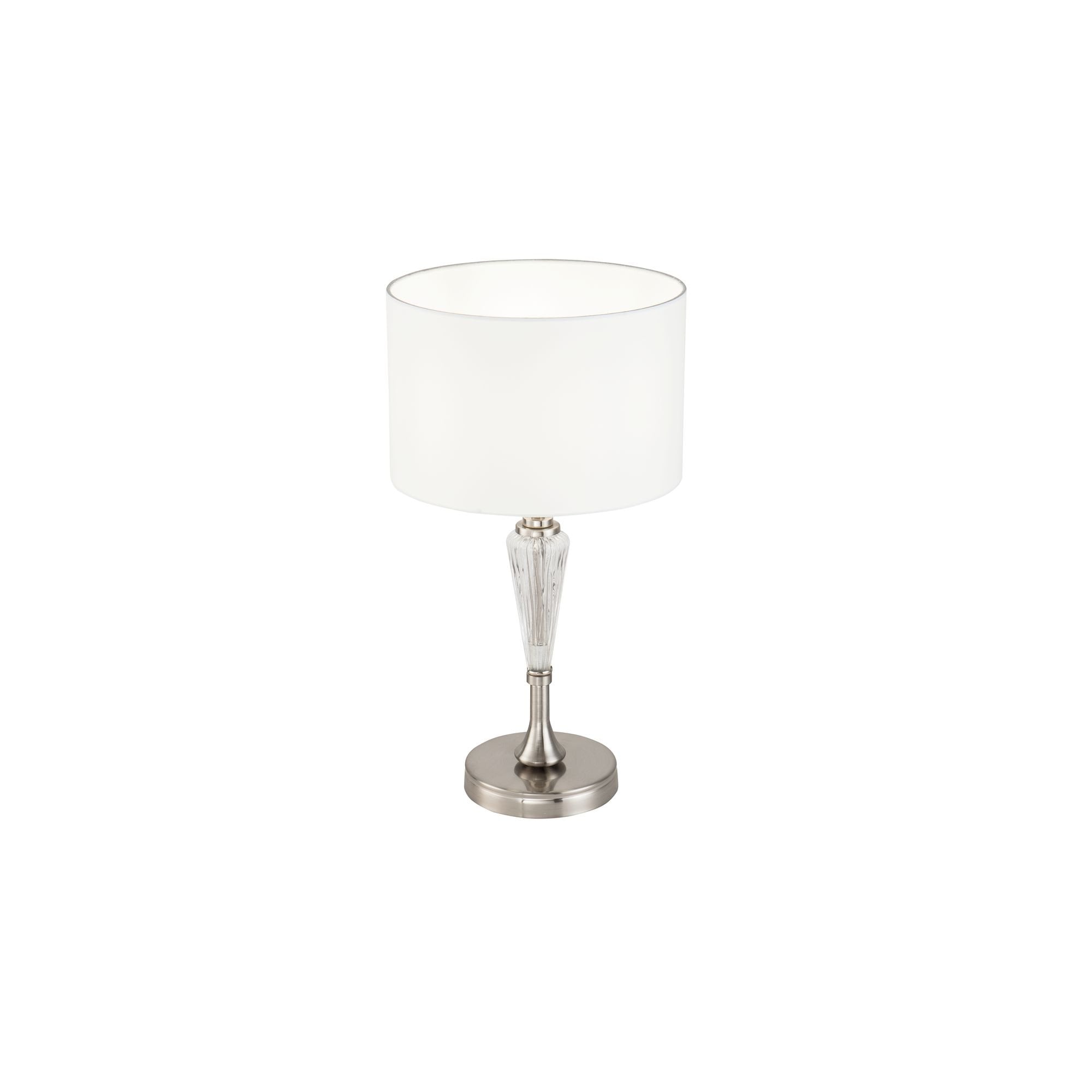 Alicante Nickel Table Lamp 1 x 40W