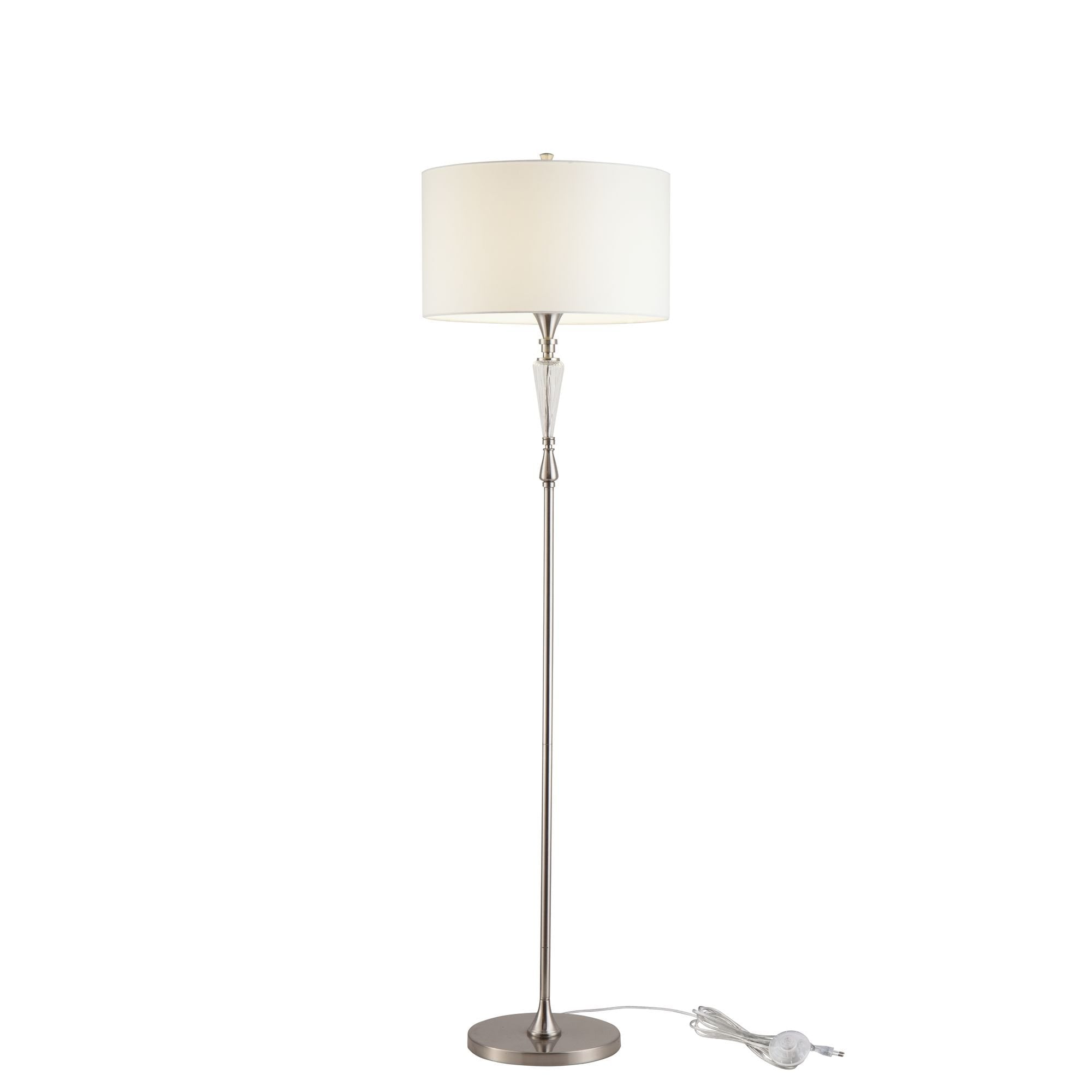 Alicante Nickel Floor Lamp 1 x 40W