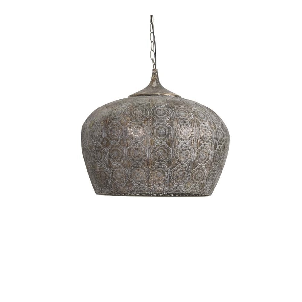 Hanging Pendant Lamp D51.5x46cm Emine Brown Gold