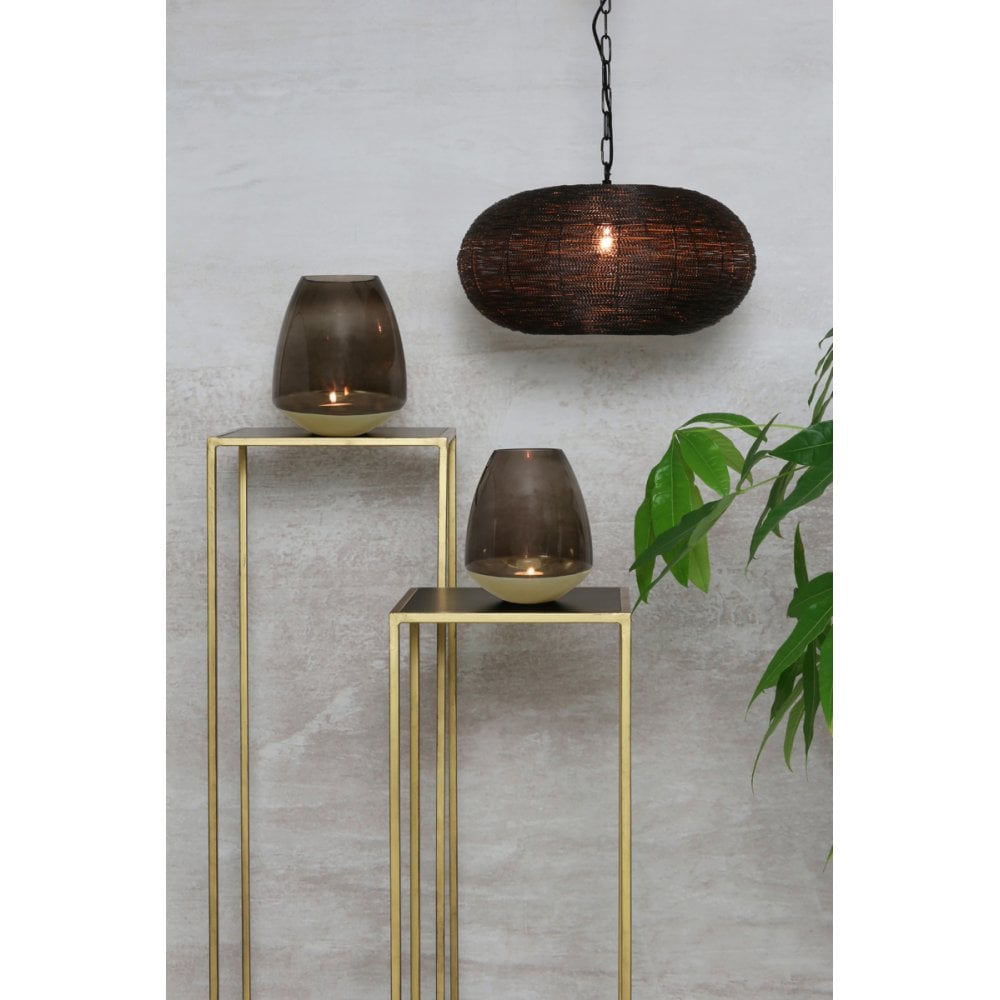 Hanging Pendant Lamp D45x23cm Nadra Bronze Gold