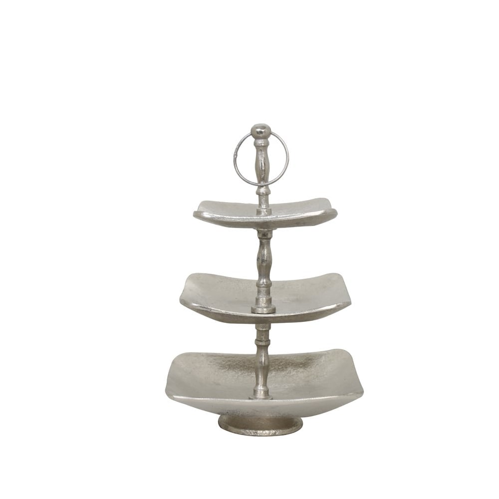 Etagere 3 Layers 20x20x42cm Tonder Raw Nickel