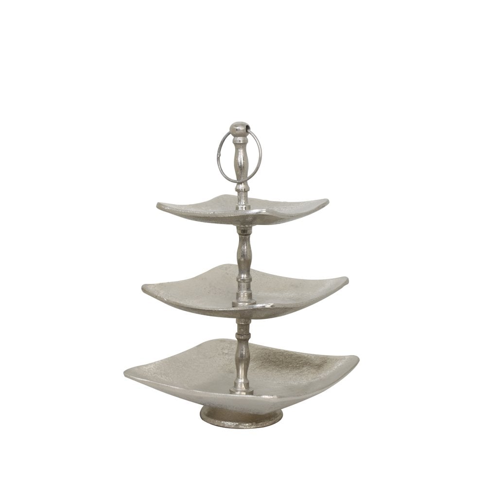 Etagere 3 Layers 20x20x42cm Tonder Raw Nickel