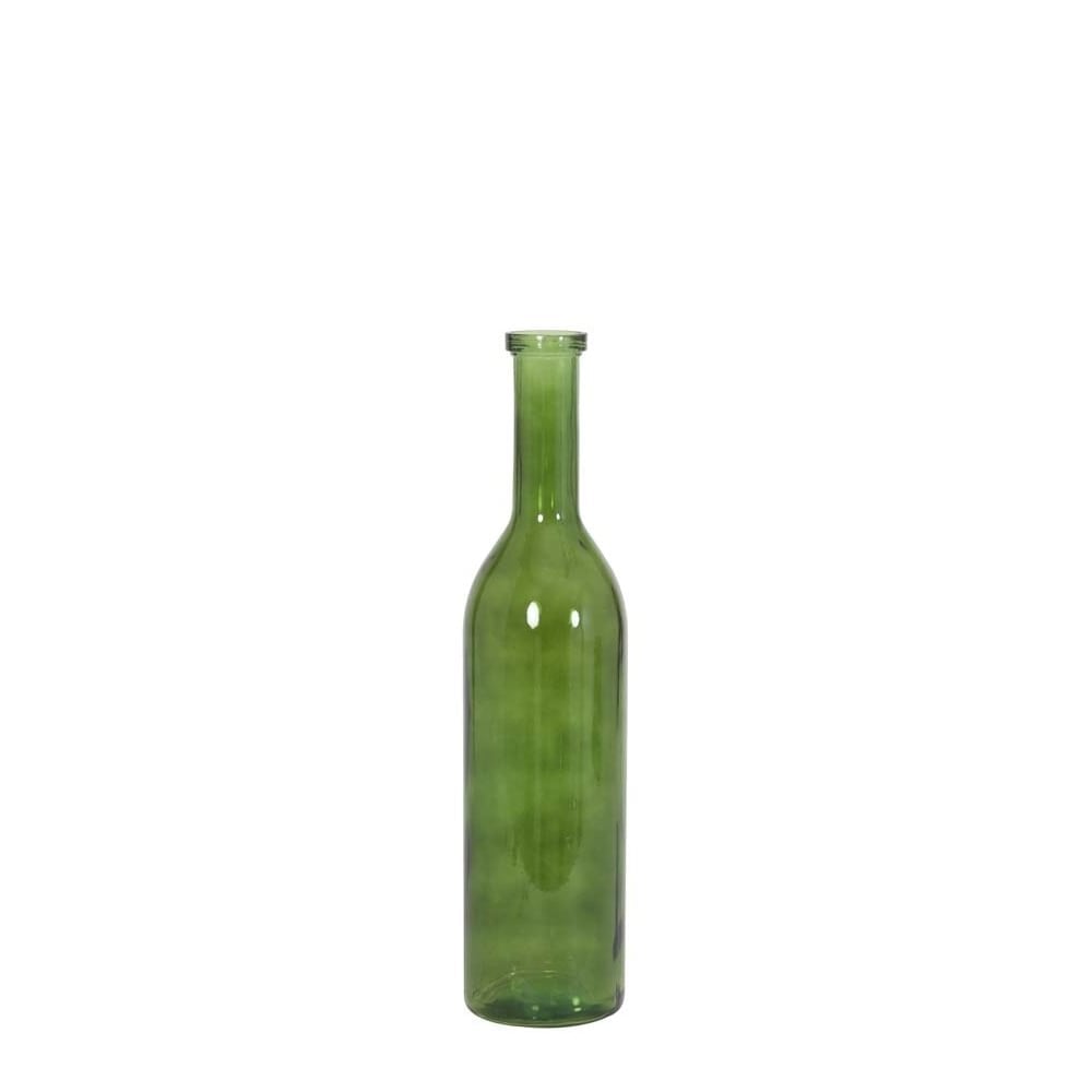 Bottle 18x75cm Zamora Glass Green