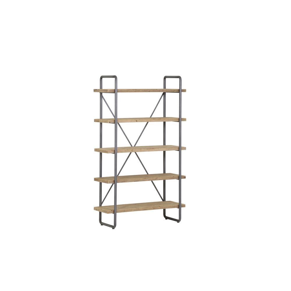 Shelving Unit 5 Layers 122x47x200cm Callao Wood